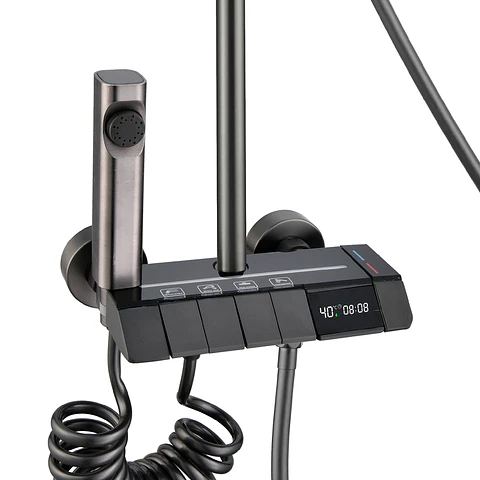 Columna de Ducha Lank con 4 funciones Gun Metal