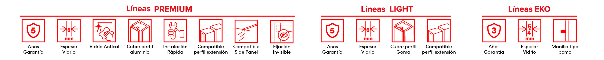 Mamparas para Ducha Shower Doors