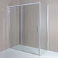 Set Mampara Corredera para cierre esquina 140x90x190 cm 6 mm espesor - Miniatura 4