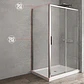 Set Mampara Corredera para cierre esquina 140x90x190 cm 6 mm espesor - Miniatura 3