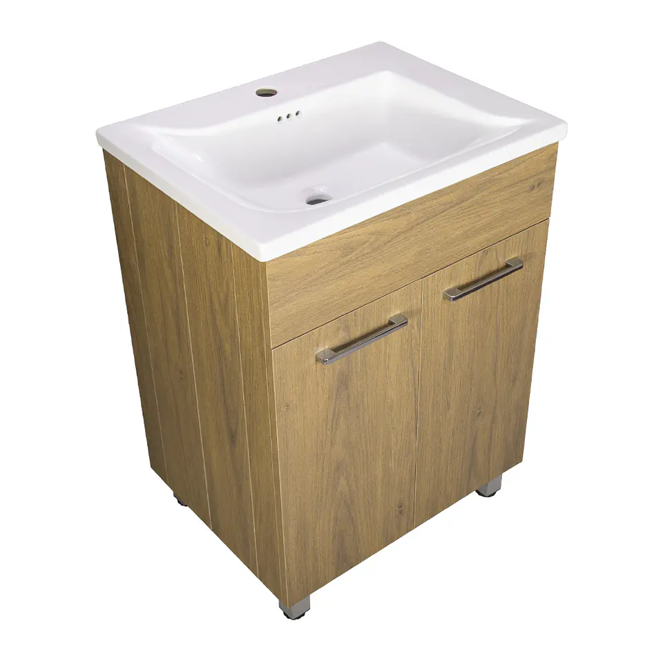 Mueble Vanitorio Abisko Nogal QuickFold 60,5x83,5x47,5 cm 4