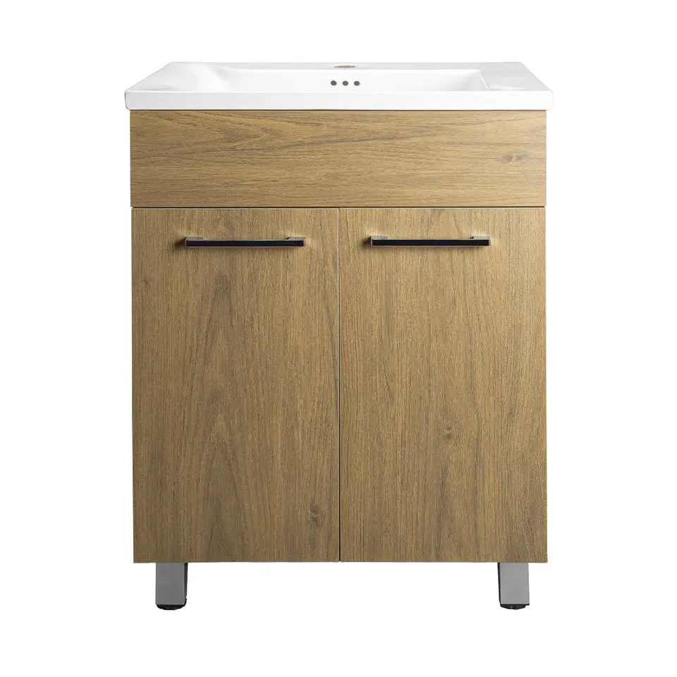 Mueble Vanitorio Abisko Nogal QuickFold 60,5x83,5x47,5 cm 3