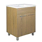 Mueble Vanitorio Abisko Nogal QuickFold 60,5x83,5x47,5 cm - Miniatura 1