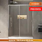 [PREVENTA] Mampara corredera frontal 120X190 cm Basic - Miniatura 1