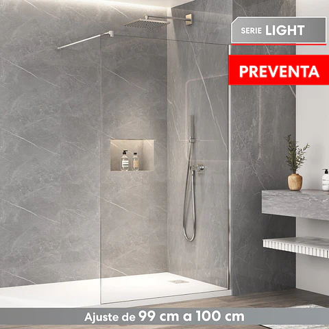 [PREVENTA] Mampara Frontal Fija 100 cms Light
