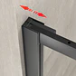 [PREVENTA] Mampara Corredera Frontal 150x190 cm Matte Black LIGHT - Miniatura 4