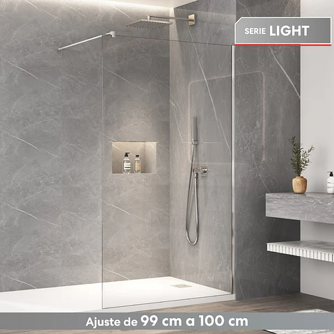 Mampara Frontal Fija 100 cms Light