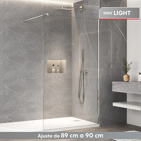 Mampara Frontal Fija 90 cms Light
