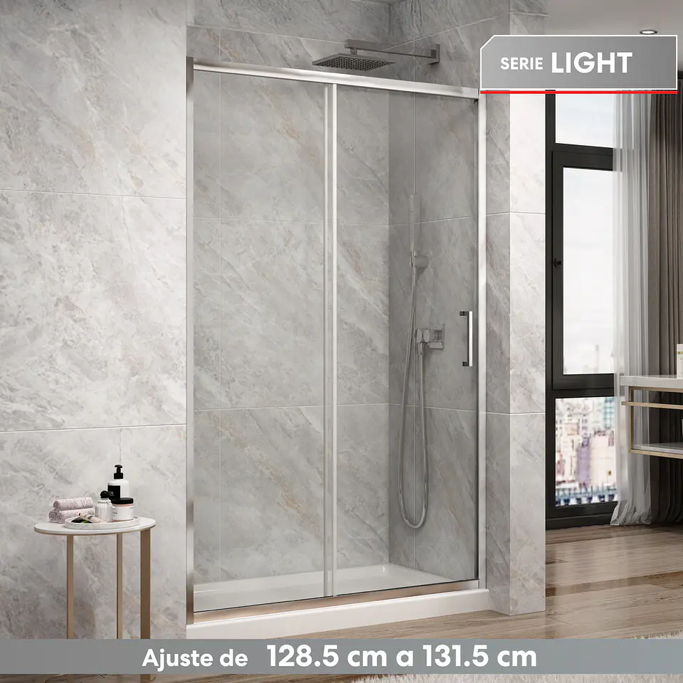 Mampara Corredera Frontal LIGHT 130X190 cm 1