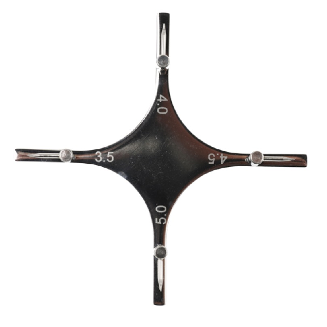 Medidor de colocación de Brackets . Tipo Cruz 1