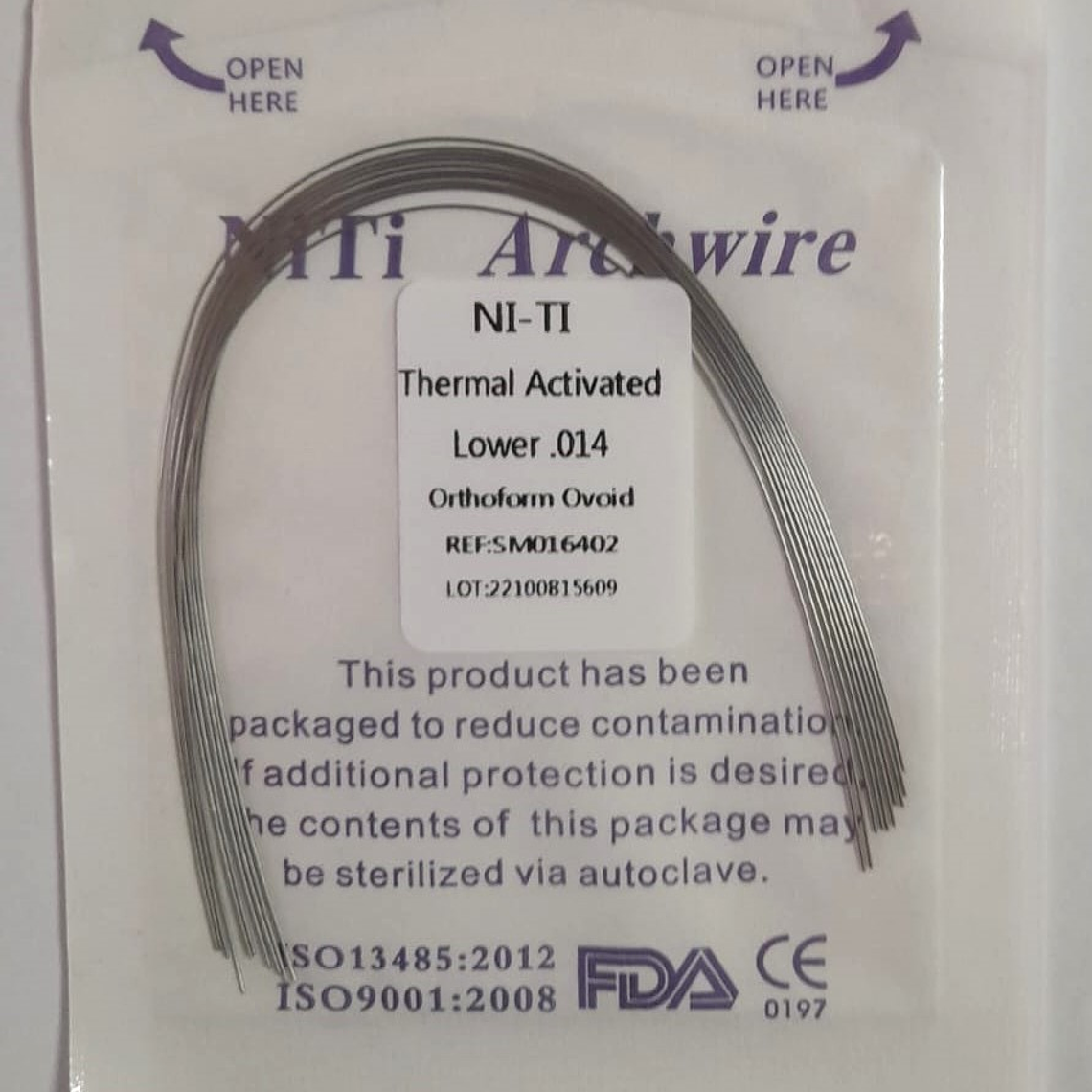 Arcos De Niti 0.014 Super Elastic -Ovoid  3