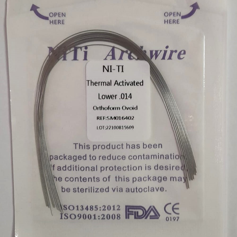 Arcos De Niti 0.014 Super Elastic -Ovoid  3