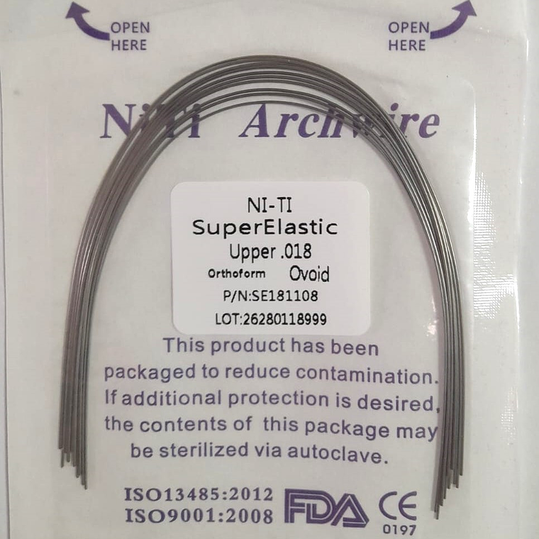 Arcos De Niti 0.018 Super Elastic -Ovoid  4