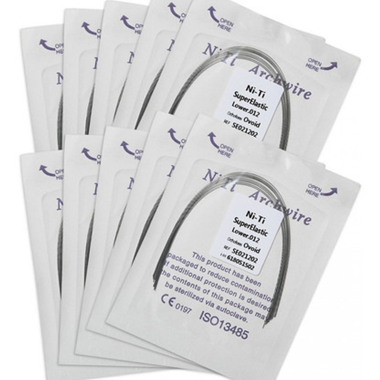 Arcos De Niti 0.020 Super Elastic -Ovoid  2