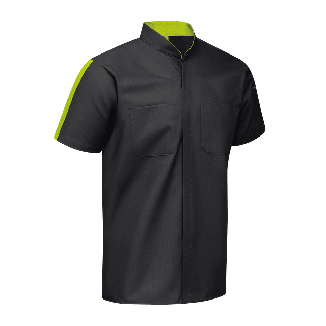 Camisa de trabajo de dos colores PRO+ manga corta con OilBlok y MIMIX® 