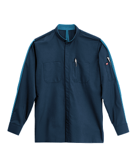 Camisa de trabajo Pro+ de manga larga bi color para hombre con OilBlok y MIMIX®