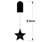 Ear Clip Black Star - Miniatura 4