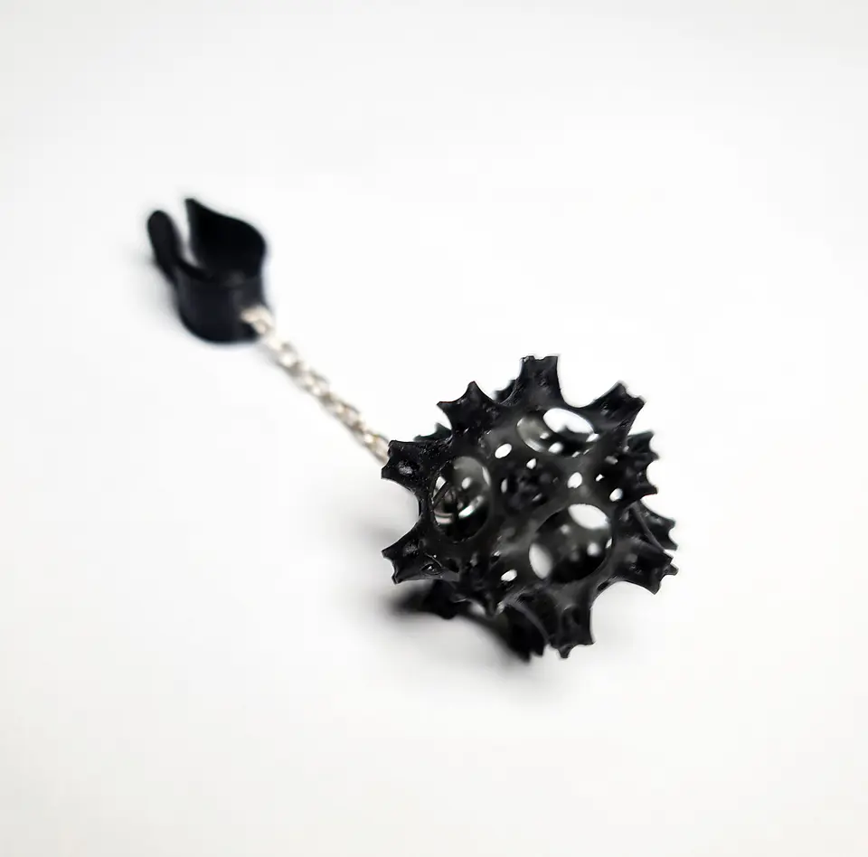 Ear Clip Radiolaria #1 (Aros sin perforación) 1