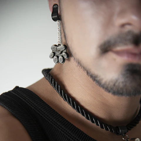 Ear Clip Pata de Gato (Aro sin perforación)