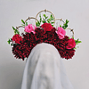 Headpiece Carnations and Rings