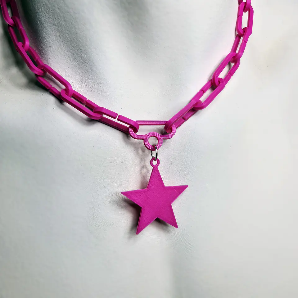 Pink Star Chain 2