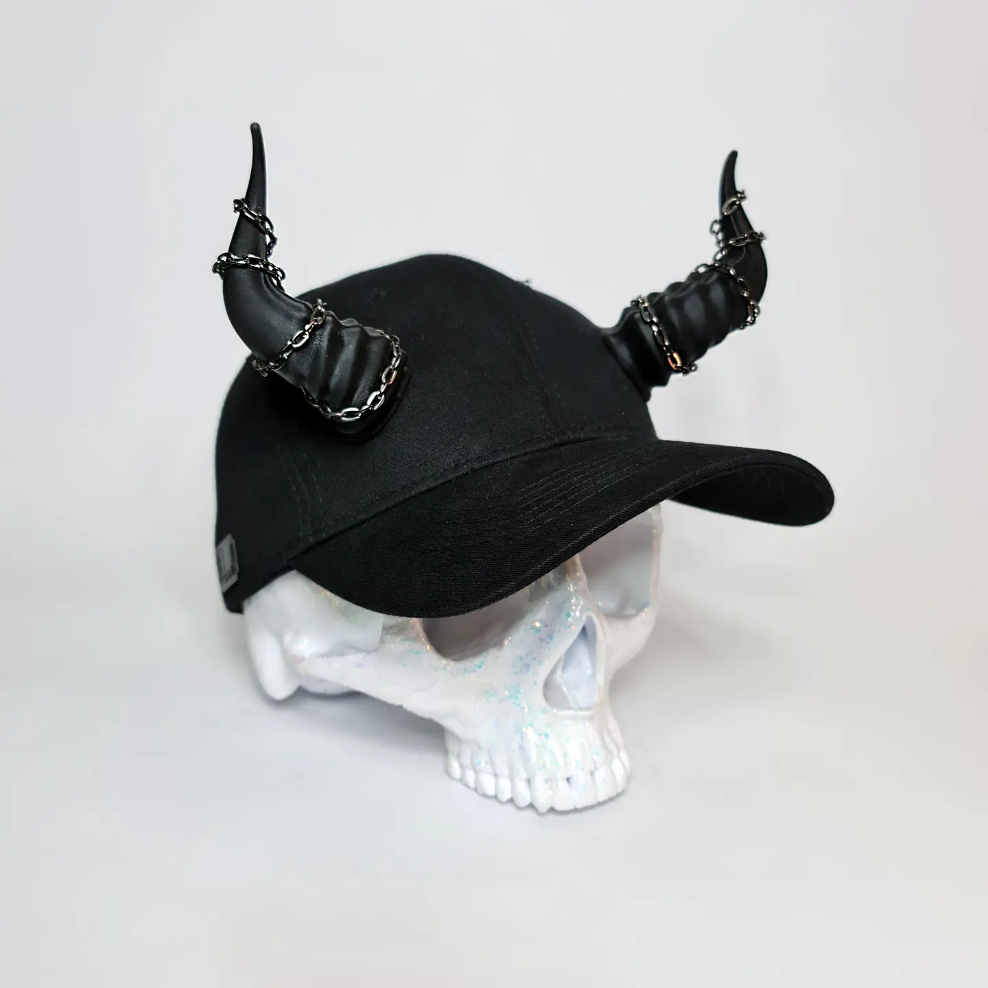 Lucifer Cap with Chains 1