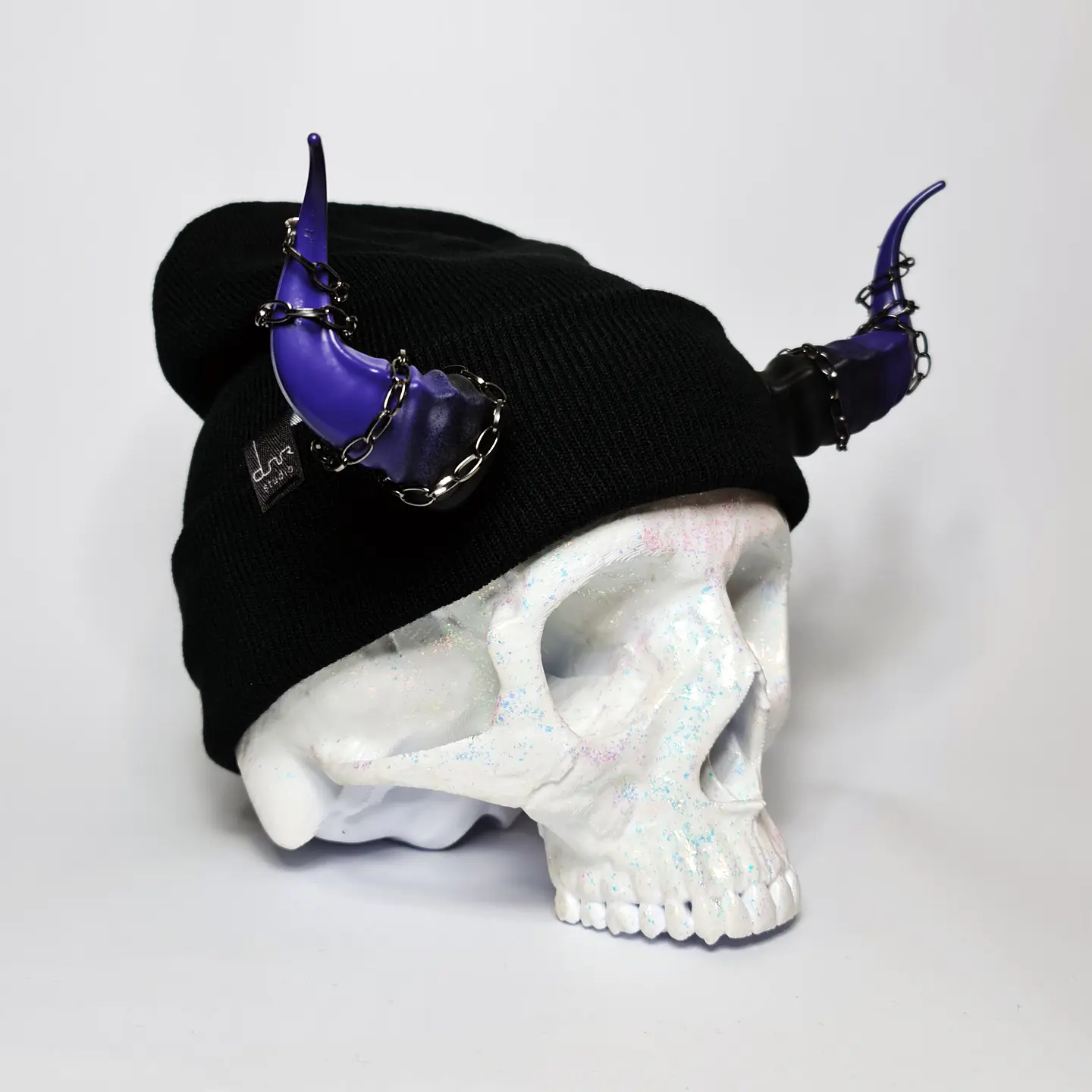 Lucifer Beanie With Chains 7