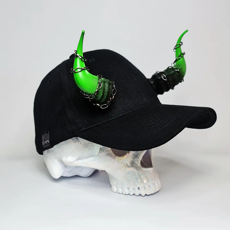 Lucifer Cap with Chains 6