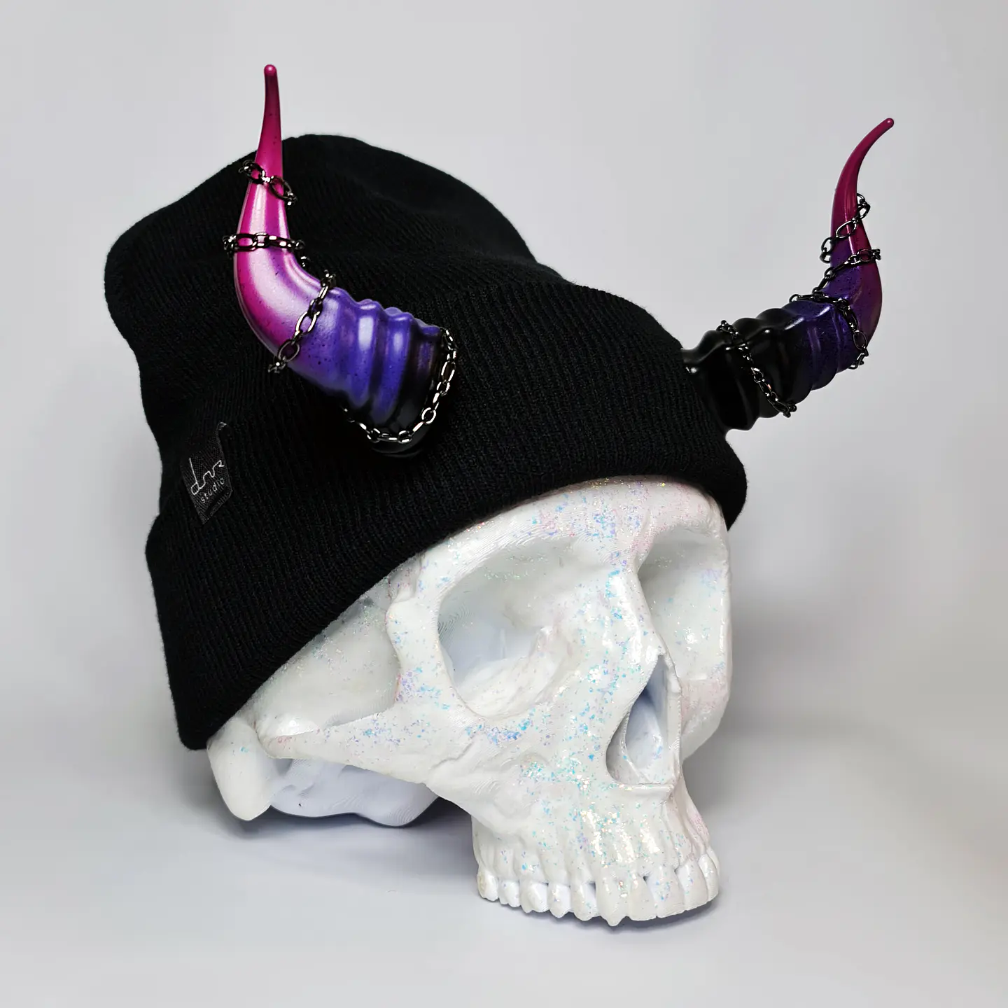 Lucifer Beanie With Chains 9