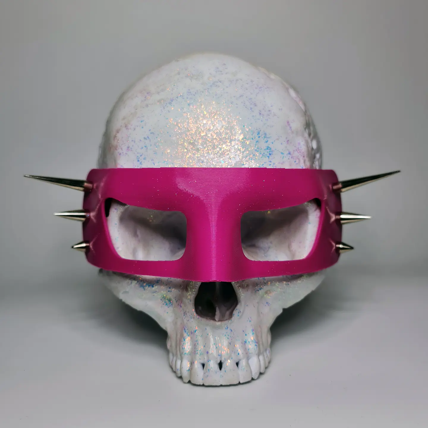Eye mask with metal spikes 7