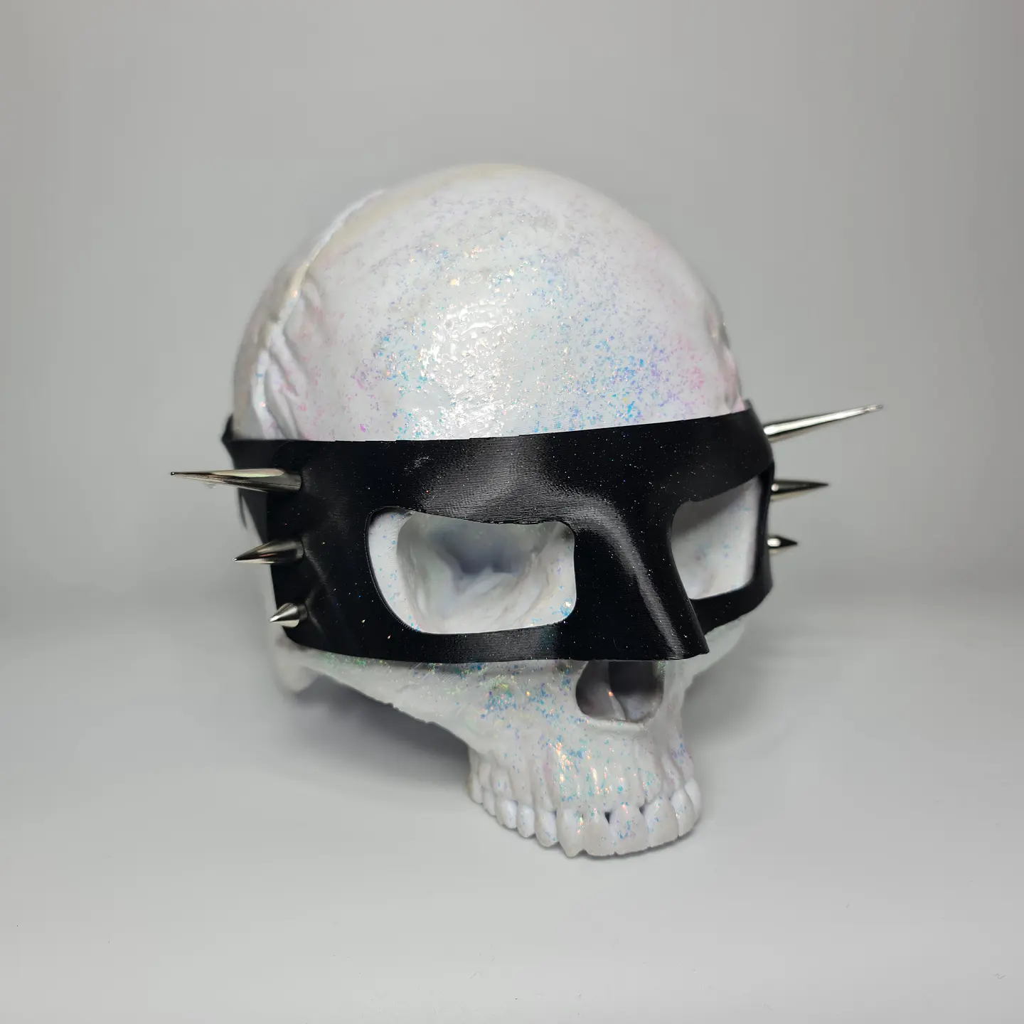 Eye mask with metal spikes 9