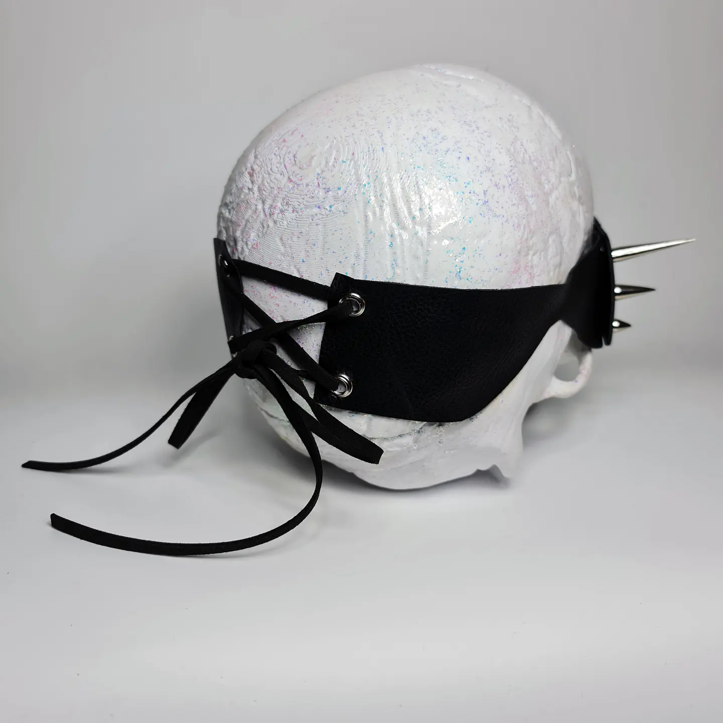 Eye mask with metal spikes 10