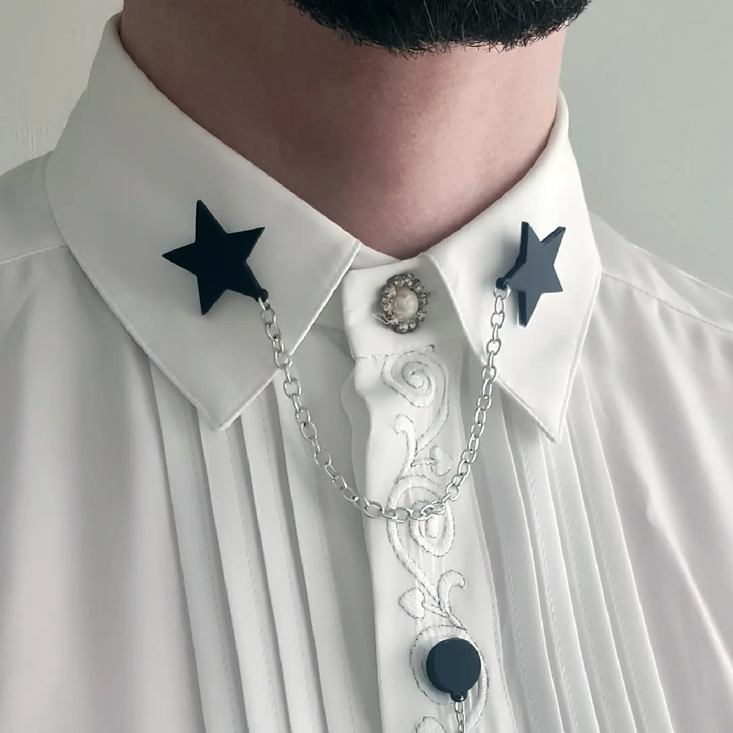 Black Star Double Pin 1
