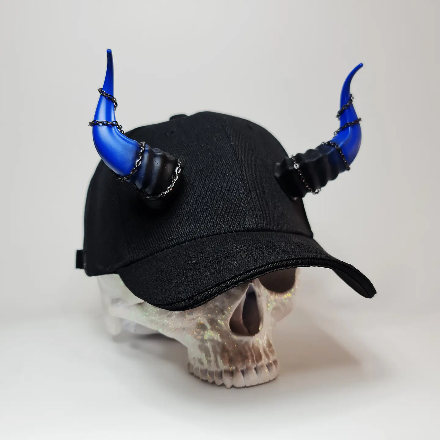 Lucifer Cap with Chains 12