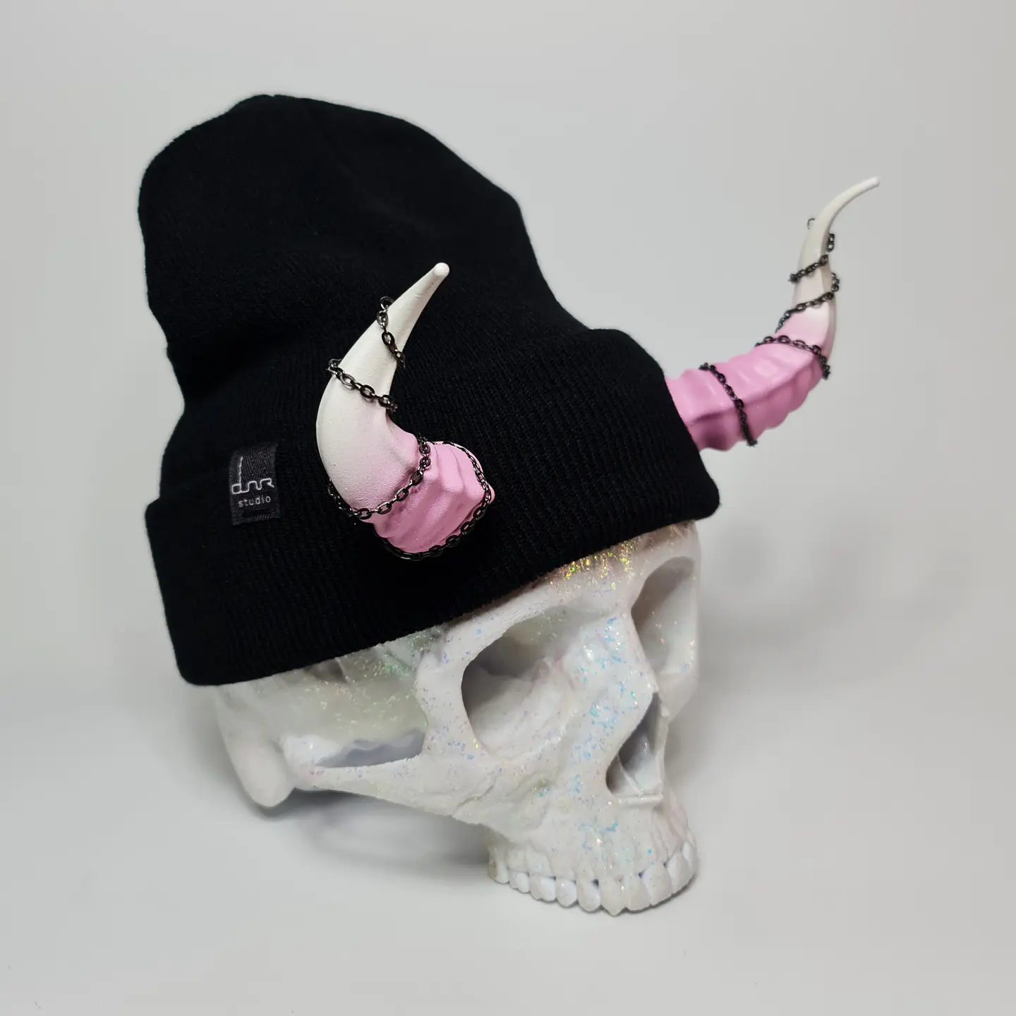 Lucifer Beanie With Chains 10
