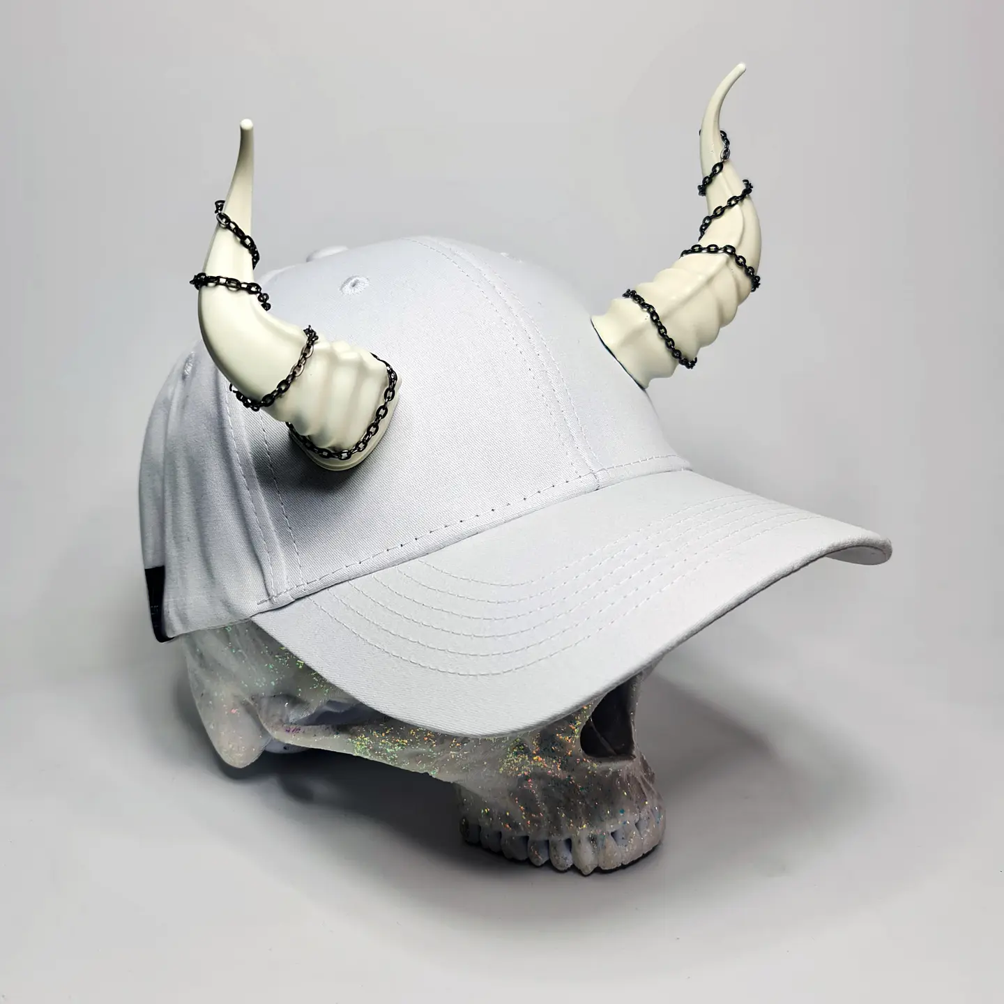 Lucifer Cap with Chains 3