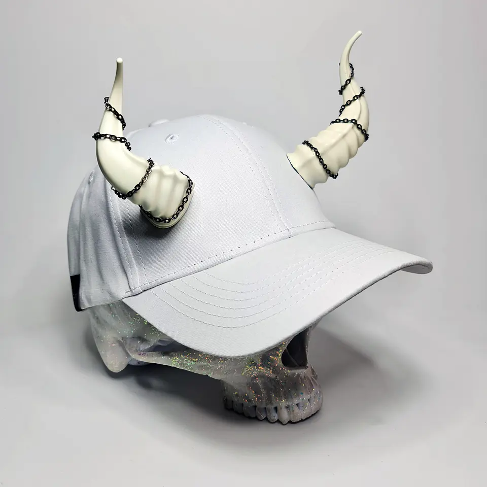 Lucifer Cap with Chains 3