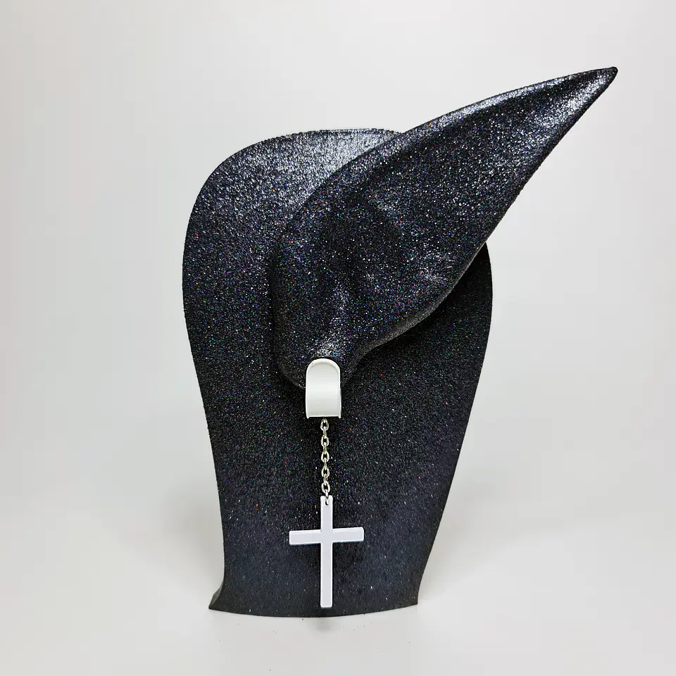 Ear Clip Cross Pendant 4