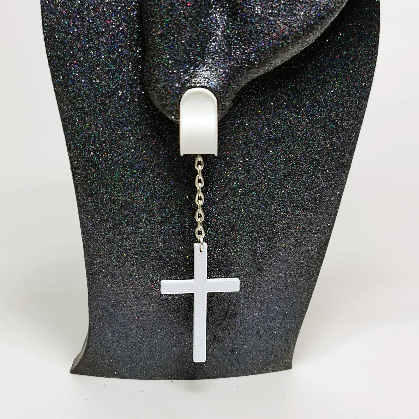Ear Clip Cross Pendant 5