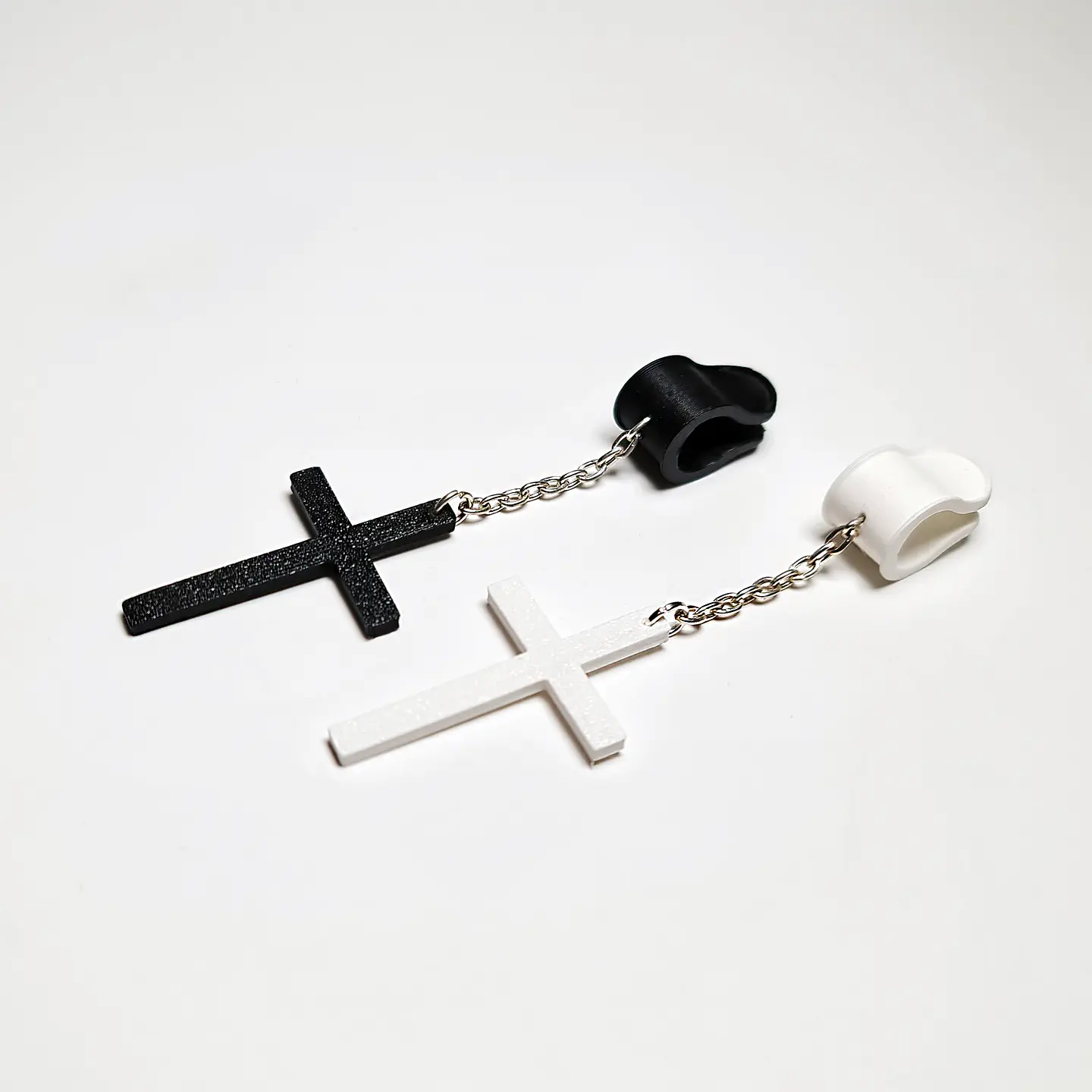 Ear Clip Cross Pendant 1