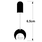 Ear Clip Black Moon - thumbnail 3