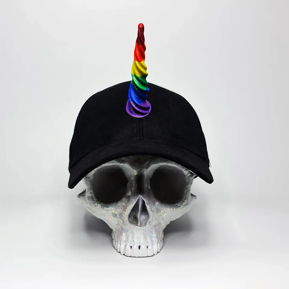 Suede Unicorn Cap 2