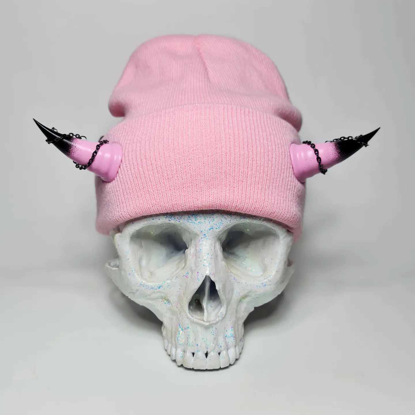 Imp Beanie with Chains 5