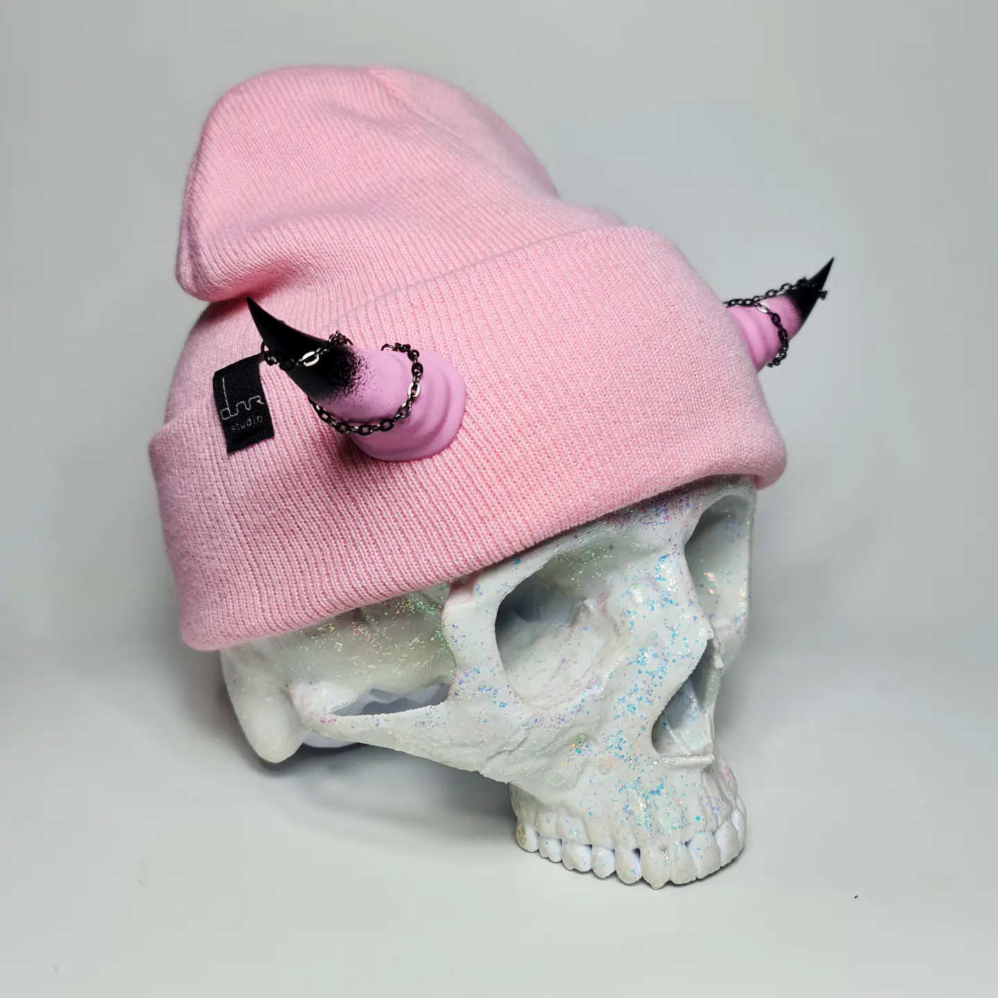 Imp Beanie with Chains 4