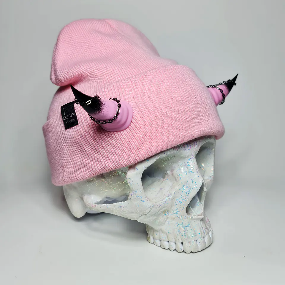 Imp Beanie with Chains 4