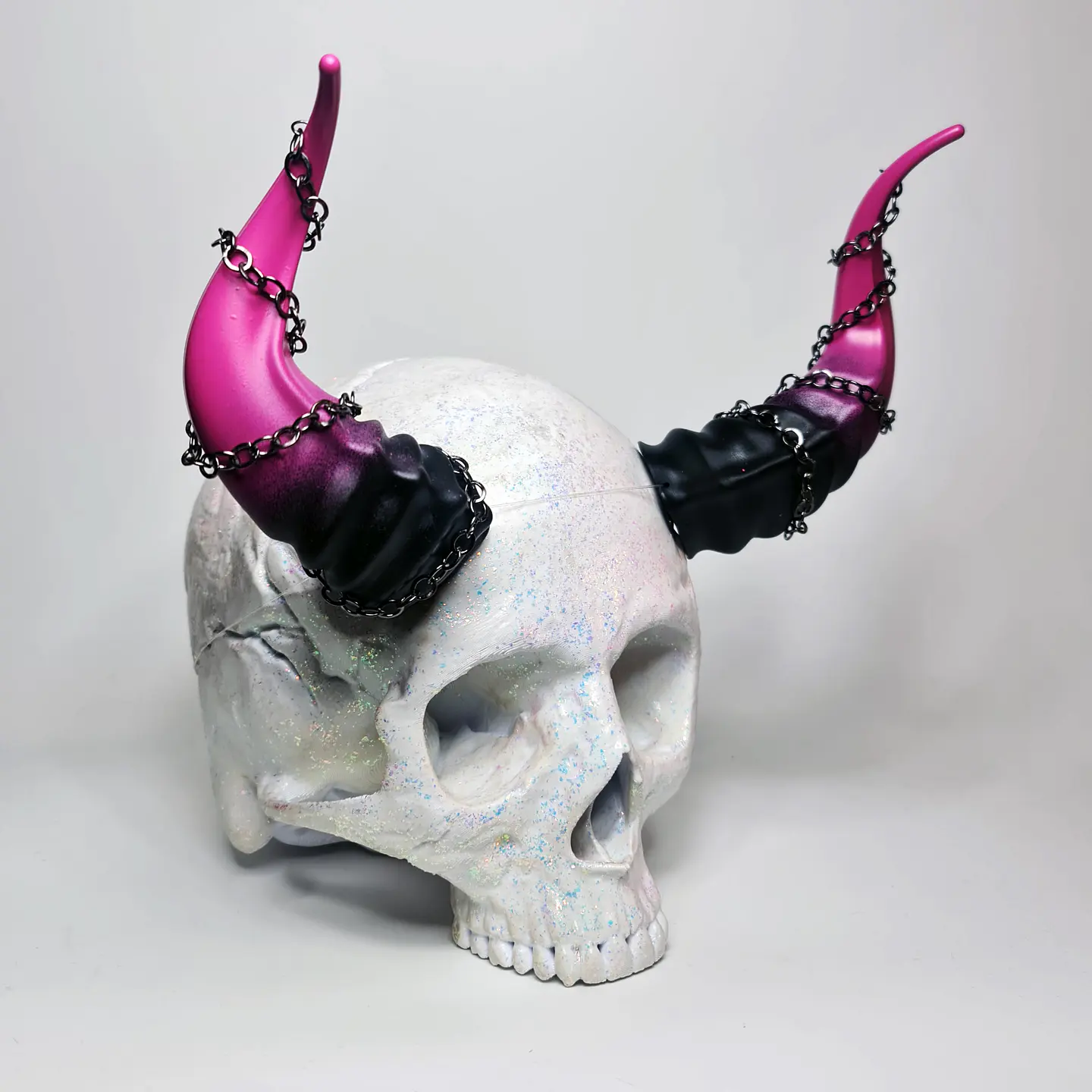 Lucifer Horns with Chain 4
