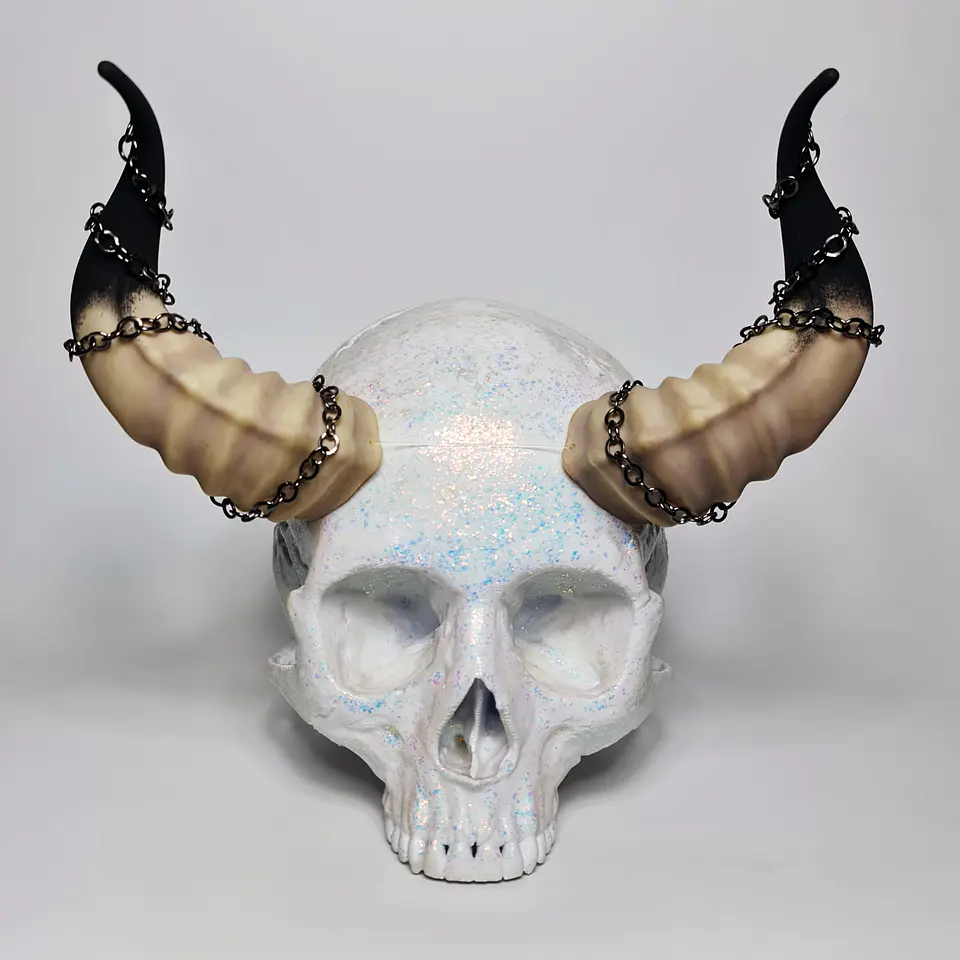 Lucifer Horns with Chain 2
