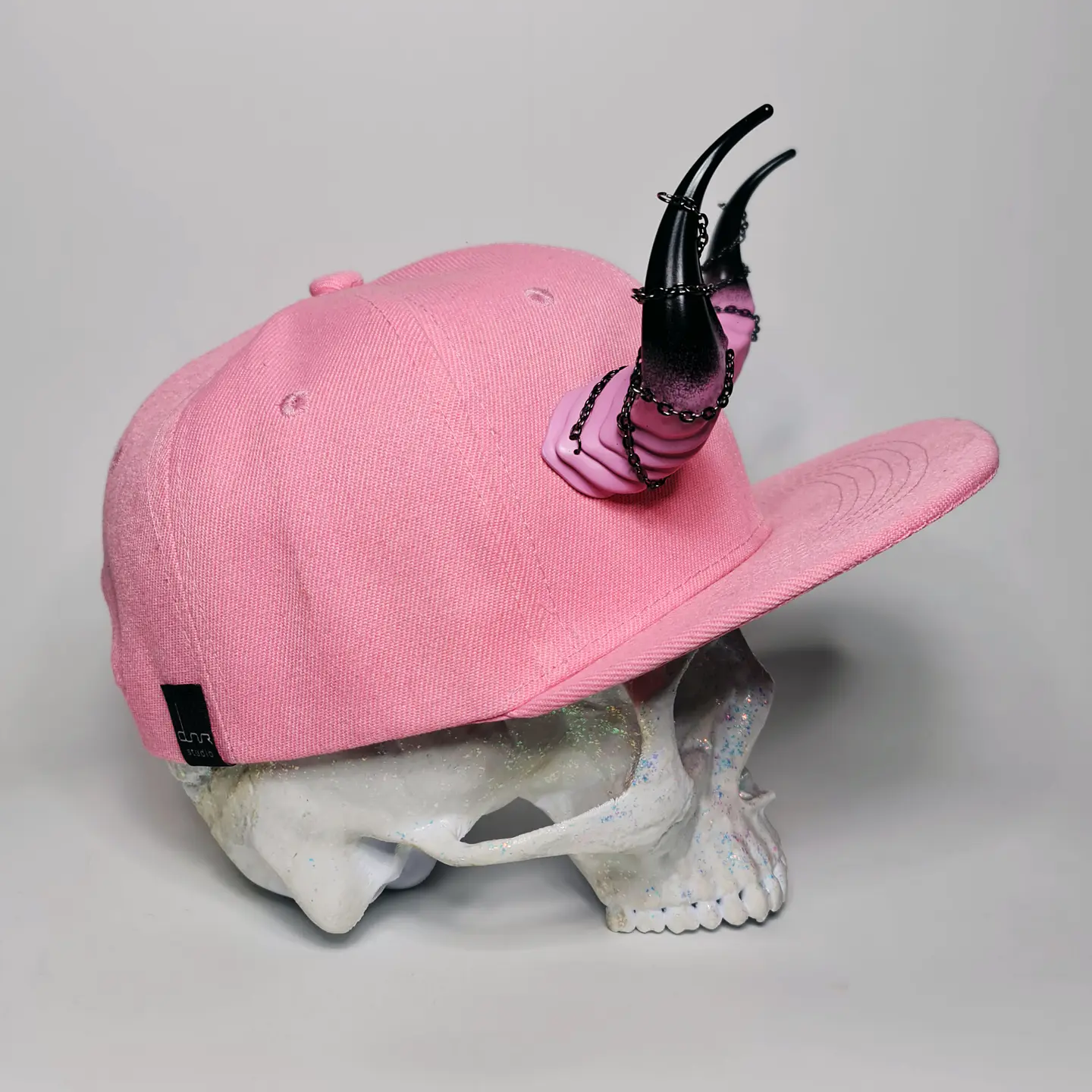 Lucifer Flat Cap with Chains 3