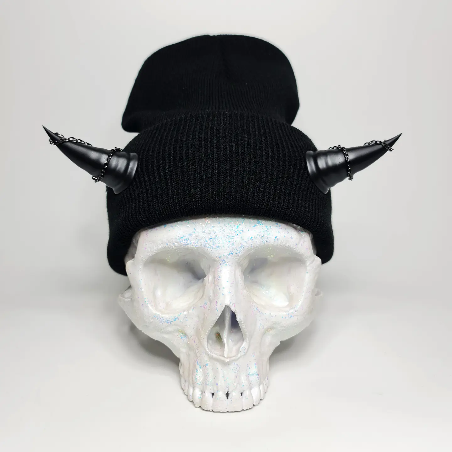 Imp Beanie with Chains 2