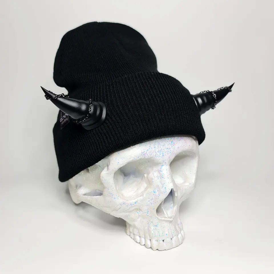 Imp Beanie with Chains 1